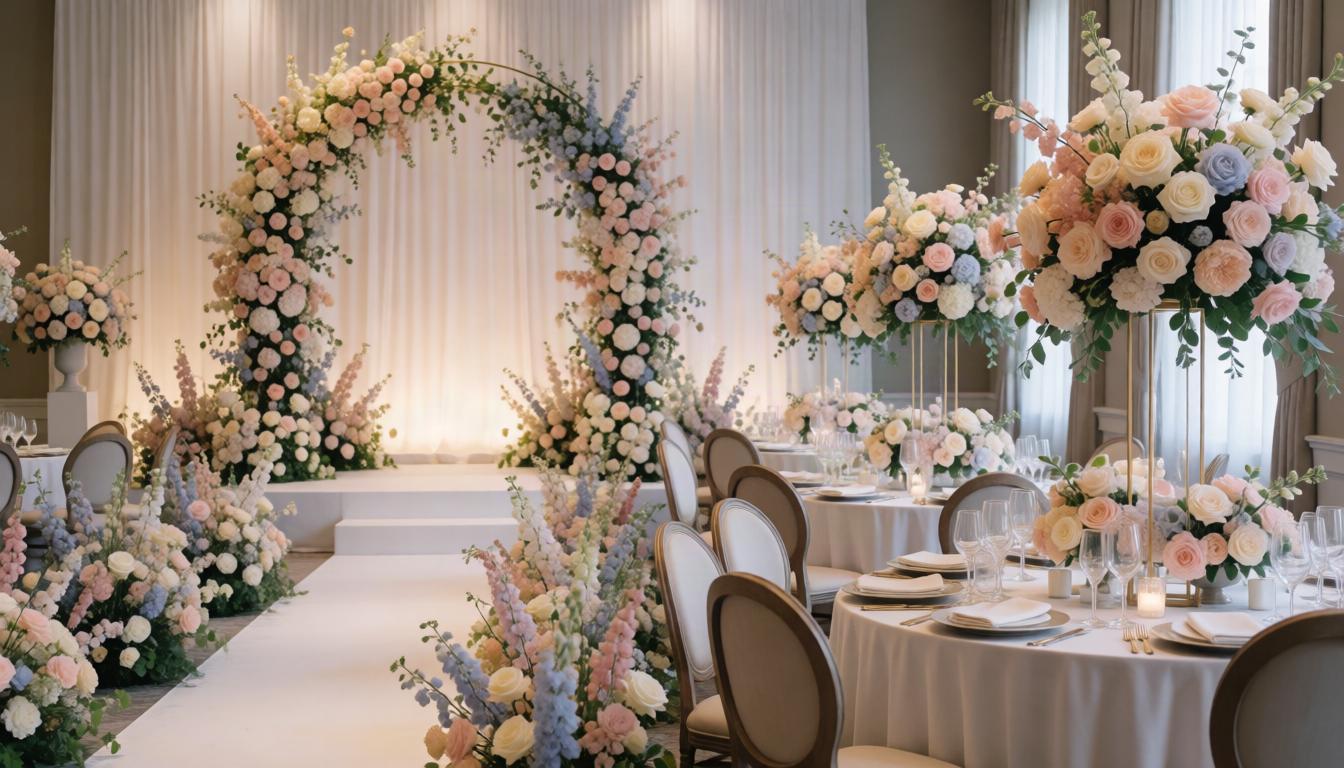 Venue Flower Setup